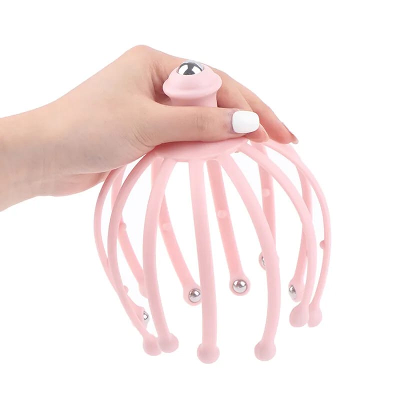 Manual Head Massager Octopus Shaped Hair Scalp