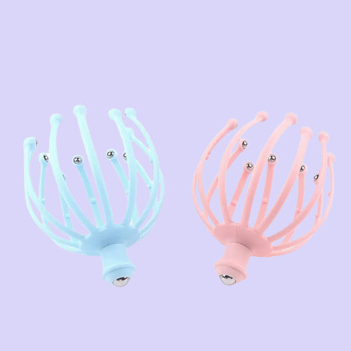 Manual Head Massager Octopus Shaped Hair Scalp